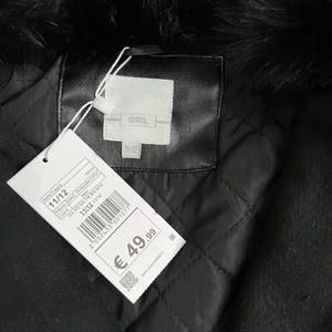 <span class=keywords><strong>Lot</strong></span> <span class=keywords><strong>de</strong></span> vestes d'automne et d'hiver pour fille, manteau noir avec col en fausse fourrure - Product Image 6