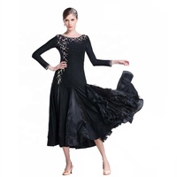 M-1879 compétition de danse de salon robes femme danse standard robes Spandex danse de salon pratique robes à vendre