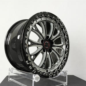 Jantes Beadlock forgées haute durabilité 5x115 5x120 <span class=keywords><strong>17</strong></span>/18/19/20 pouces pour tout-terrain, compatibles Buick Envision Envista <span class=keywords><strong>Encore</strong></span> GX LaCrosse - Product Image 6