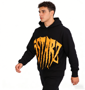 <span class=keywords><strong>Sweat</strong></span>-shirt à capuche décontracté pour <span class=keywords><strong>homme</strong></span> avec motif graphique, 100% coton, avec poche kangourou, streetwear - Product Image 3