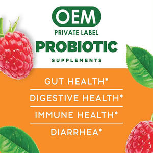 OLLI Vegan probiotik Gummies OEM/ODM/OBM Herbal dukungan pencernaan dan kesehatan Gut untuk dewasa - Product Image 2