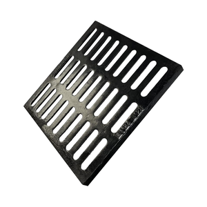 Grille de drainage carrée noire moderne et durable Tongmo <span class=keywords><strong>20x20</strong></span>, classe B125, résistante aux intempéries, en fonte, pour égout extérieur - Product Image 1