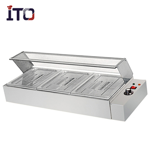 เชิงพาณิชย์สแตนเลสไฟฟ้า Bain Marie สำหรับอุปกรณ์จัดเลี้ยง - Product Image 2