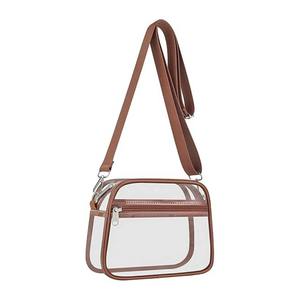 <span class=keywords><strong>Sac</strong></span> bandoulière transparent en PVC pour le sport et les activités de plein air, avec fermeture éclair, étanche, portable, design détachable - Product Image 4