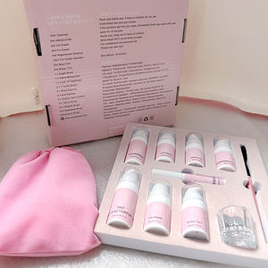 Juego de levantamiento de pestañas profesional de marca privada, lociones, kit de levantamiento de pestañas vegano, tinte Permanente de Pestañas, kit de laminación de cejas 4 en 1 - Product Image 3