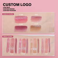 Kit repulpeur de lèvres 3-en-1 : Rouge à lèvres, gloss et crayon à lèvres avec peptides de collagène, maquillage longue tenue brillant 4 couleurs