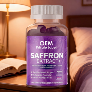 Gomitas de Azafrán con GABA y Hierba de San Juan, Suplemento Profesional de Fábrica Más Vendido, para Apoyo de Belleza y Uso en Adultos - Product Image 5