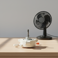 Motor de CC sin Escobillas de Imán Permanente, 3600 RPM, IP55, Alta Precisión, Bajo Ruido, para Ventilador Eléctrico, OEM, ODM, Fábrica Personalizada