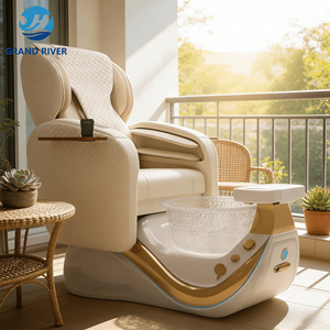 Moderner Luxus-Design Elektrischer Massagesessel mit Automatischer Wasserzirkulation und Invertierter Rückenlehne für Vollmassage im Nagelstudio - Product Image 4