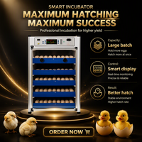 Nouvelle machine à couver les œufs conviviale et entièrement automatique pour 100 œufs de poulets, dindes, canards et oies