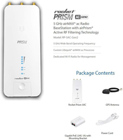 Punto de Acceso UBNT AP RP-5AC-GEN2, Punto de Acceso Inalámbrico AirMAX Rocket Prism AC de 5 GHz