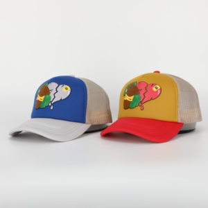 Wholesale Price Neon Solid Color-Block Mesh Trucker Hat <strong>Bold</strong> Graphic Prints Breathable Camp <strong>Cap</strong> for Performance and Fishing - Product Image 3