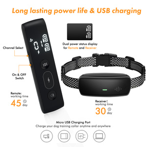 <span class=keywords><strong>Collar</strong></span> eléctrico personalizado para perros, dispositivo antiladridos, resistente al agua con potencia recargable - Product Image 3