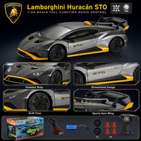 Coche de Carreras Lamborghini a Control Remoto, Neumáticos de Derrape, Vehículo RC, Escala 1:24, Coche de Derrape RC, Regalos de Comercio Electrónico, Juguete para Niños