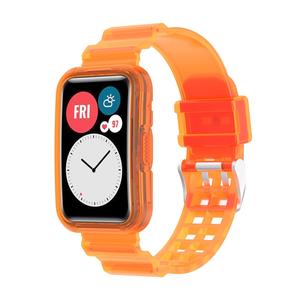 Correa de pulsera inteligente para <span class=keywords><strong>Huawei</strong></span> <span class=keywords><strong>Watch</strong></span>, pulsera transparente de TPU integrada, compatible con <span class=keywords><strong>2</strong></span>/Active/Nueva - Product Image 2