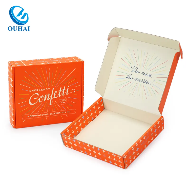 Hot Sale Packaging Customized biodegradable Shipping Box for packaging clothing gift and cosmetic