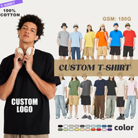 Hochwertige T-Shirts aus Polyester/Baumwolle mit Logo, Maßanfertigung, Übergrößen-T-Shirts für Herren (Nur Markenanpassung möglich)