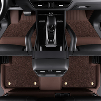 Tapis de sol de voiture sur mesure pour Mercedes Benz ML350 GLS GLB Benz W204 W205 W211, matériau ECO, cuir de luxe, avant et arrière