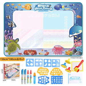 Lienzo de dibujo al agua transfronterizo para niños de 4 a 6 años, tablero de pintura a base de agua estilo álbum, manta de garabatos colorida para agua - Product Image 5
