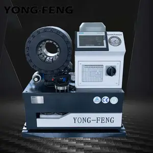 YONG-FENG Y120d 6 Core Patenten 1/4 -2 Hoge Druk Hydraulische Pijp Rubberen Slang Krimpmachine