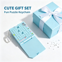 Mini-calendrier puzzle porte-clés, jeu de numéros coulissants, pendentif éducatif pour sac à dos, 1 pièce, porte-clés de sac à main