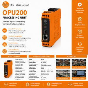 แผงควบคุม OPU200 380-480V ตัวควบคุมระบบอัตโนมัติสำหรับอุตสาหกรรม AC - Product Image 1