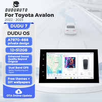 DUDUAUTO DUDU7 A7870 AKM7739 DSP 12+512G QLED Unidad Principal para Toyota Avalon 2022-2023