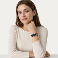 Bracelet intelligent sans écran F73, surveillance de la fréquence cardiaque, de l'oxygène sanguin, du sommeil, santé des femmes, compteur de pas