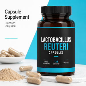 Capsules de probiotiques Lactobacillus reuteri lyophilisées pour la digestion et l'absorption, usage adulte, 100 unités, 1 à 2 capsules par jour - Product Image 3