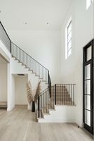 Escalier PRIMA simple et élégant avec rampe et main courante, ensemble d'escalier intérieur moderne pour la maison, meilleur prix