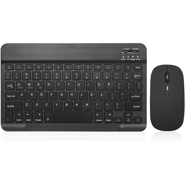 Multi-language USB 78 Keys Slim Thin Optical Arabic Wireless Laptop Office Teclado Home Business Computer Keyboard and Mouse Set