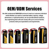 Batterie LiPo OEM 2S 7.4V 7200mAh 100C à décharge élevée pour drone de course FPV RC, pack de batteries polymère au lithium pour modélisme RC