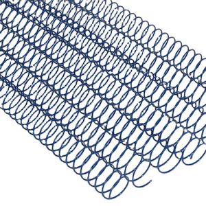 Fil de bobine en spirale simple boucle enduit de nylon en métal pour la reliure de livre - Product Image 1