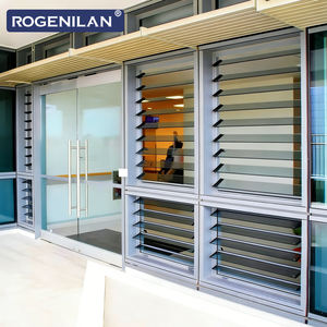 ROGENILAN Fenêtre à persiennes en aluminium et verre, étanche, personnalisable, avec double vitrage Low-E réglable pour fenêtres - Product Image 3