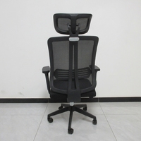 Chaise de bureau ergonomique en maille ALINUNU à prix de gros avec appui-tête et soutien lombaire