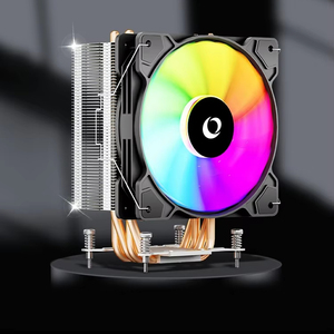 ZeroMaster 4 أنبوب حرارة برج CPU مبرد 12 فولت PWM LED RGB للألعاب مشعاع كمبيوتر لـ Intel iو 12V PWM LED RGB للألعاب