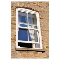 Ventana Corredera Vertical de PVC Resistente a los Rayos UV Prima, Sistema de Ventana Colgante Hermética e Impermeable para Zonas Costeras