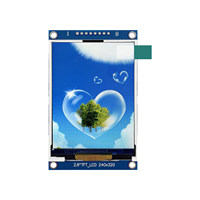 Zhongke Yidi Layar Warna TFT 28 "dengan Papan Adaptor Port Serial SPI 4-Kawat ST7789T3 IC LCD Tampilan Penuh Lampu Latar LED Cahaya Putih