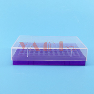 Caja de Plástico para 96 Tubos de PCR de 0.2 ml, Soporte para Tubos de Centrífuga, Caja de Criopreservación - Product Image 4