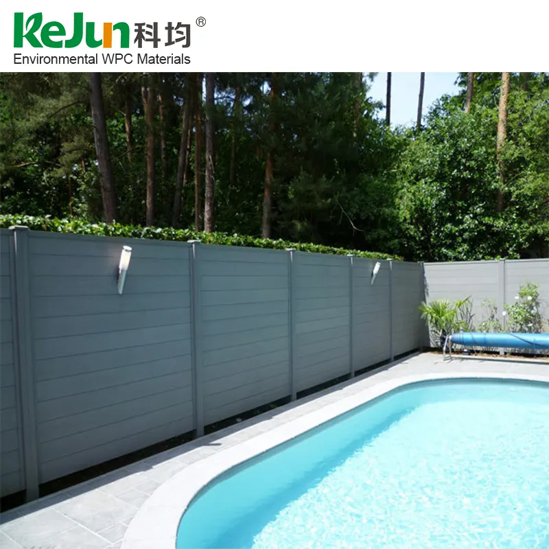 Wpc fence board wood piano frame packing eco friendly wood plastic composite fence price reasonable