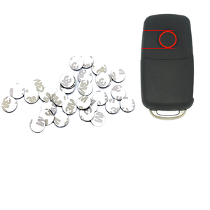 Adesivo <span class=keywords><strong>Logo</strong></span> Auto di Lusso in Alluminio Autoadesivo da 14mm per Chiavi Auto VW, Mercedes, Audi, <span class=keywords><strong>Alfa</strong></span>, Opel - Product Image 1