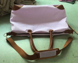 2024 printemps retour à l'école <span class=keywords><strong>enfants</strong></span> voyage sac de nuit Seersucker transporter léger week-end sac polochon pour <span class=keywords><strong>enfants</strong></span> - Product Image 5