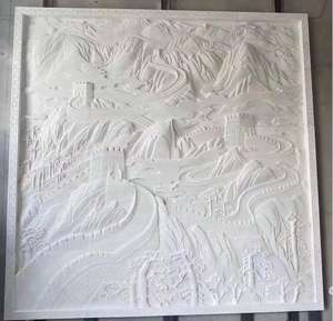 Moderne elegante Marmor wand <span class=keywords><strong>Relief</strong></span> Panel Innen Steins chnitzerei für dekorative Wand kunst - Product Image 6