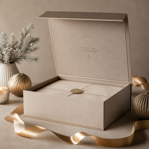 Boîte en carton magnétique personnalisée <span class=keywords><strong>CRD</strong></span> pour cadeau avec rabat magnétique, emballage en papier rigide écologique, boîte pliable - Product Image 1