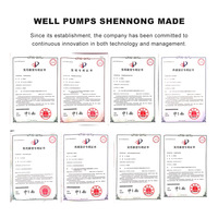 SN 4SKM série 200 2HP pompe à eau submersible en acier inoxydable pompe de puits profond à plusieurs étages pour l'irrigation de jardin domestique OEM disponible