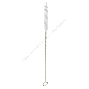 Cepillos de limpieza de acero inoxidable O208 de 175*30*5mm para pajitas, tubos de biberones y vasos, al por mayor - Product Image 1
