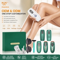 PAKISS Mini Épilateur Laser IPL Domestique Portable pour Épilation
