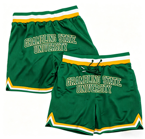 Retro bedrukte ademende zomerbasketbalshorts Throwback Vintage Mesh Team Uniform Street Fashion - Product Image 2