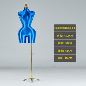 Mannequin <span class=keywords><strong>Femme</strong></span> Doré Petite Taille Corps en Plastique Proéminent pour Présentoir de Magasin de Vêtements - Product Image 6