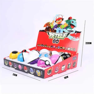 Lot de 12 Elf Ball Pokémon, figurines miniatures Baokemeng, jouets 5CM en verre coloré, boîte mystère, emballage d'origine - Product Image 4